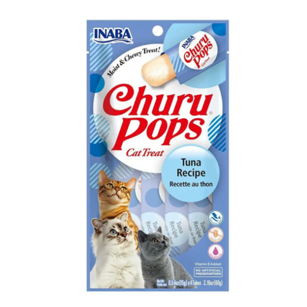 Inaba cat churu pop atún 4 unds