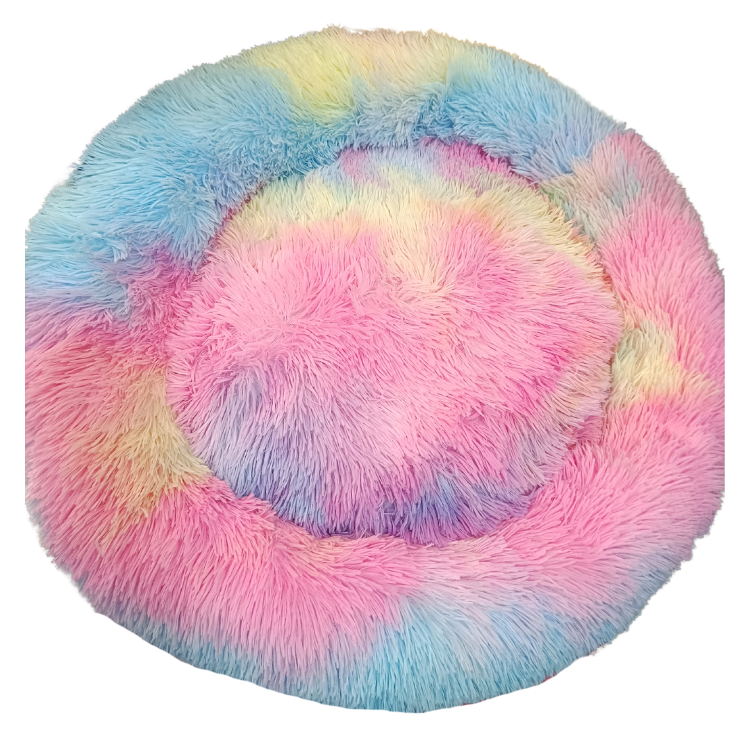 Cama perro/gato antiestrés tie dye 70 cm
