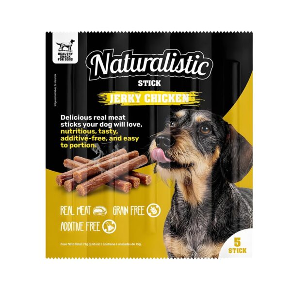 Naturalistic stick jerky chicken 5 unidades - 75 gramos