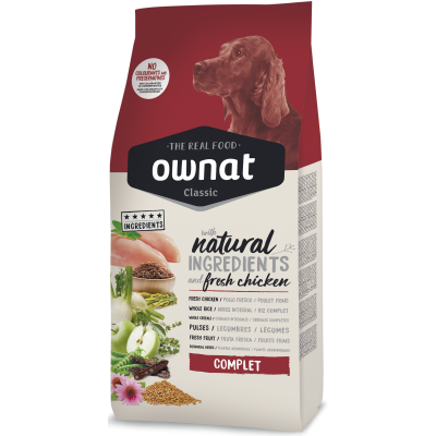 Ownat classic complet perro adulto 4 Kg + GRATIS vaso medidor