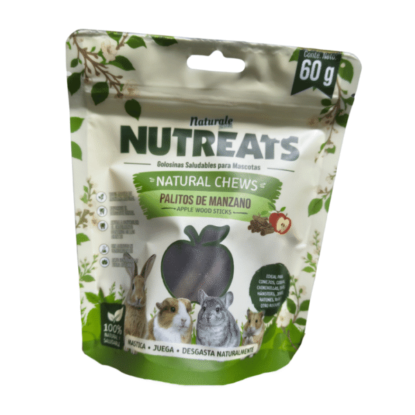 Naturale for pets nutreats palitos de manzano 60 g