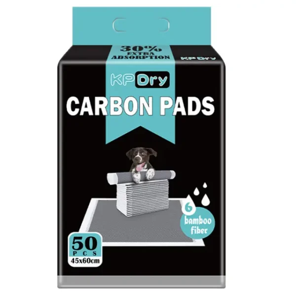KPDRY sabanilla carbón activo M 45x60 cm 150 unidades (3 empaques de 50)