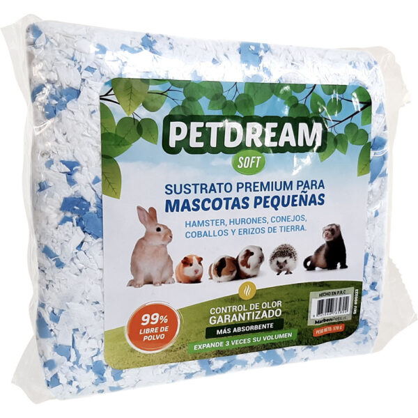 Sustrato de papel Petdream soft 2.85 Kg (5 empaques de 570 g) // RETIRO EN BODEGA